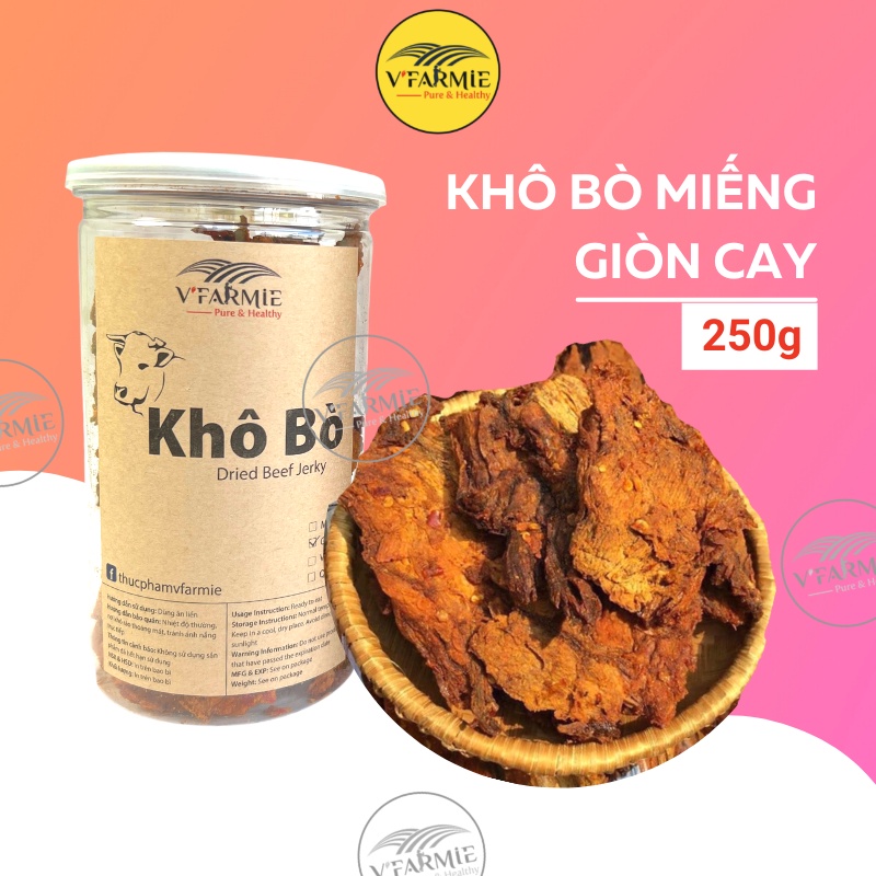 Khô bò giòn Hồng Ngự đặc biệt hũ 250g thơm ngon | BigBuy360 - bigbuy360.vn