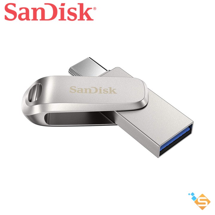 USB 3.1 SanDisk Ultra Luxe CZ74 256GB 128GB upto 150MB/s (Màu Bạc) - Bảo Hành Chính Hãng 5 Năm