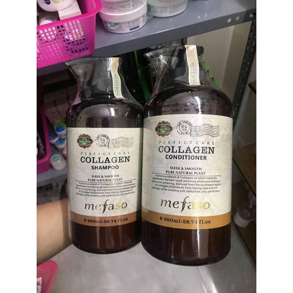 Gội Xả Collagen Mefaso Made in ITALY