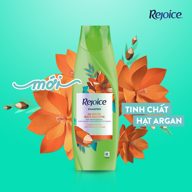 Dầu Gội REJOICE chai 1200ml Siêu Mượt