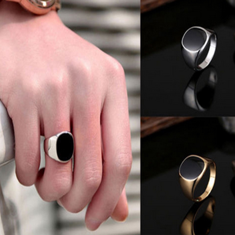 Nhẫn đính đá mặt cười cho nam