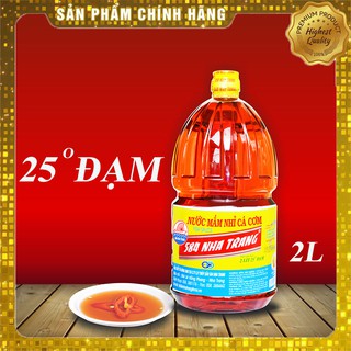 Nước mắm 584 Nha Trang 25 độ đạm, Nước mắm Truyền Thống, Chai 2Lit Date luôn mới.