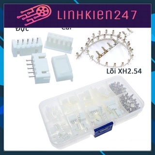 Bộ 10 header xh2.54 đực- cái 2p-10p/ lõi header2.54