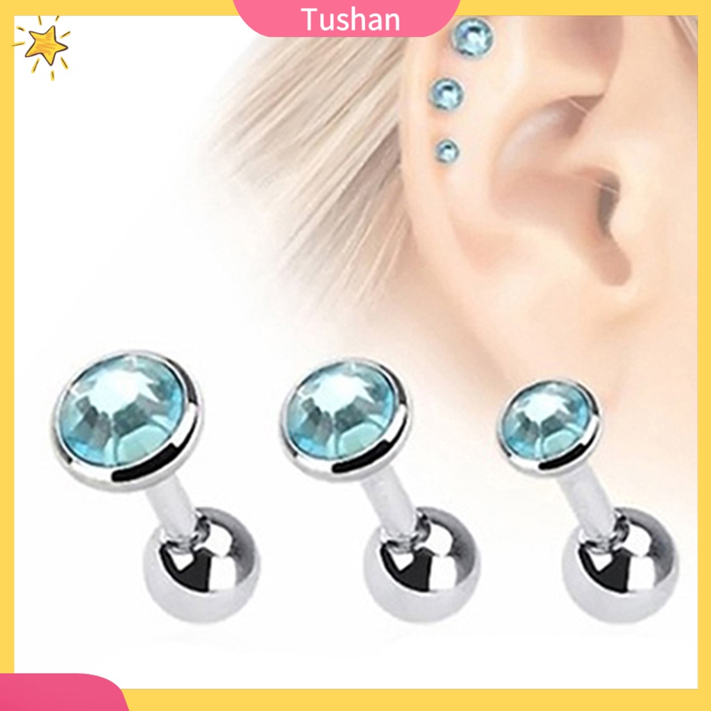 Bộ 3 bông tai đính vành tai đơn giản sang trọng cho cả nam/nữ
