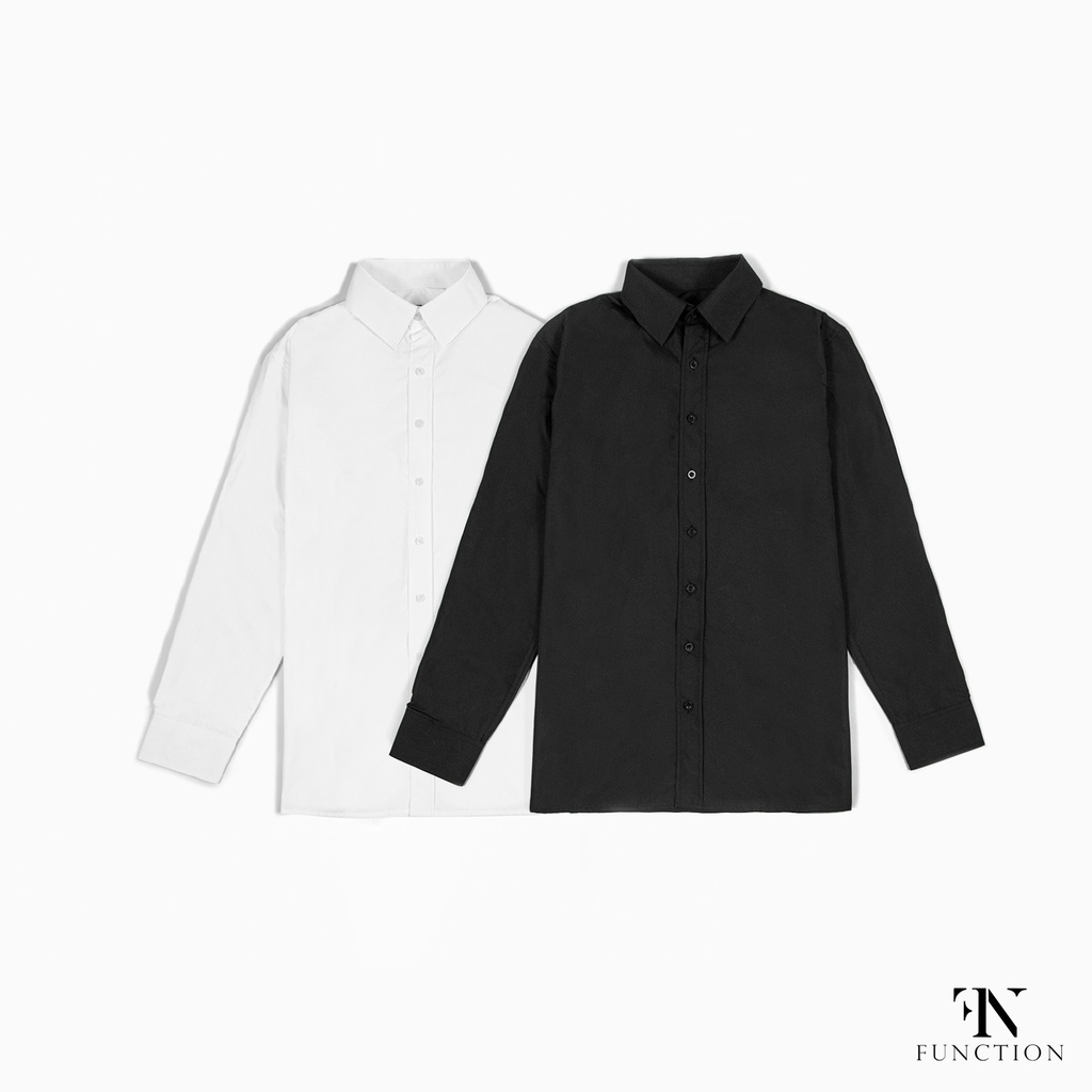 Áo Sơ mi Nam Oversized tay dài FUNCTION thoáng mát (Semi Oversized Shirt)