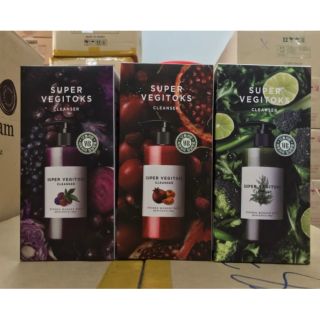 Sữa Rửa Mặt Sủi Bọt Thiên Nhiên Wonderbath Super Vegitoks Cleanser