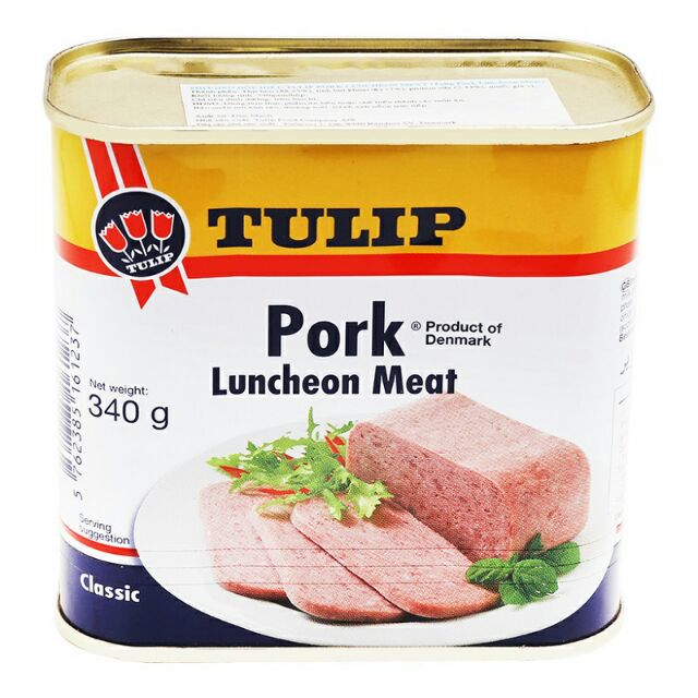 Thịt hộp Tulip Luncheon Meat hộp 340g