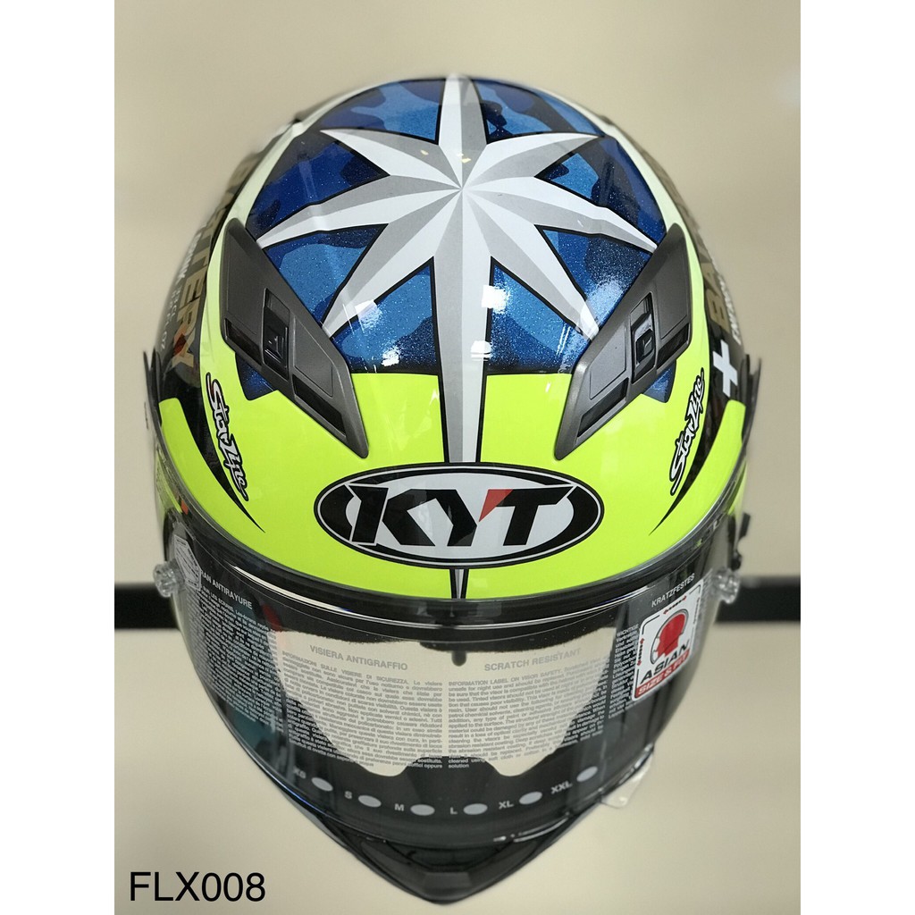 Nón bảo hiểm fullface KYT Falcon ALEIX ESPARGARO BLUE