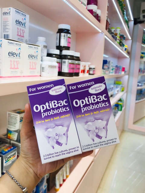 Men Vi Sinh Optibac Tím 90v