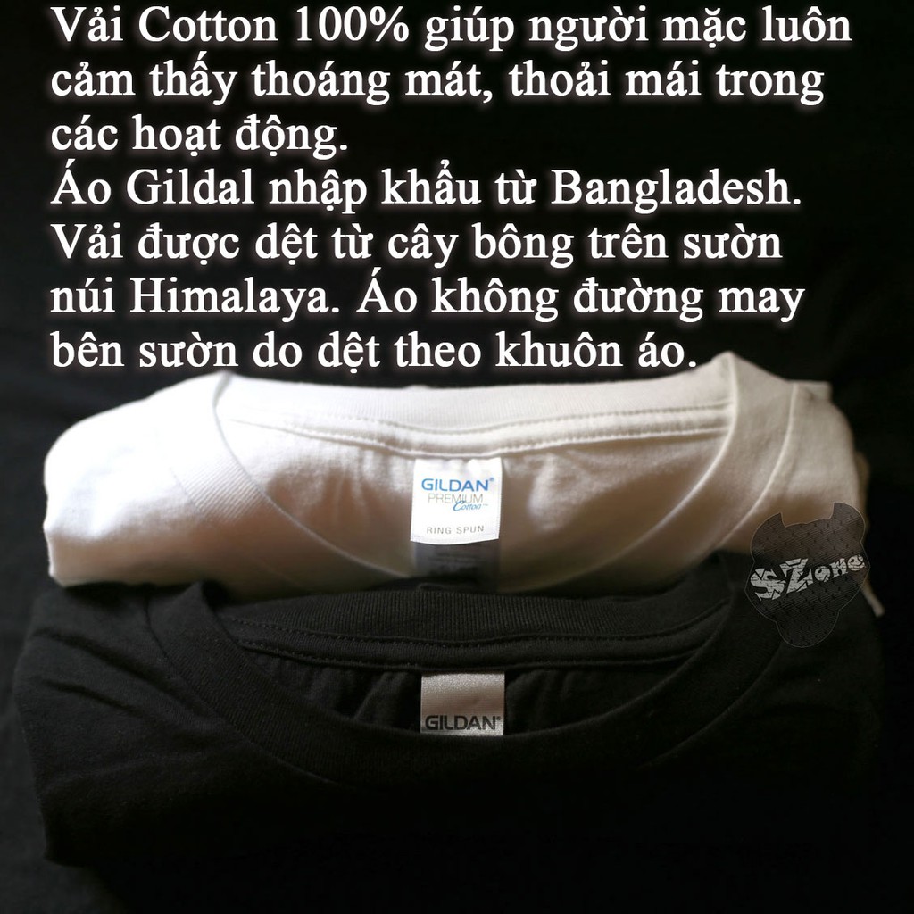 Áo Phông Cotton 100% In Hình 3D Cao Cấp SZone PM67