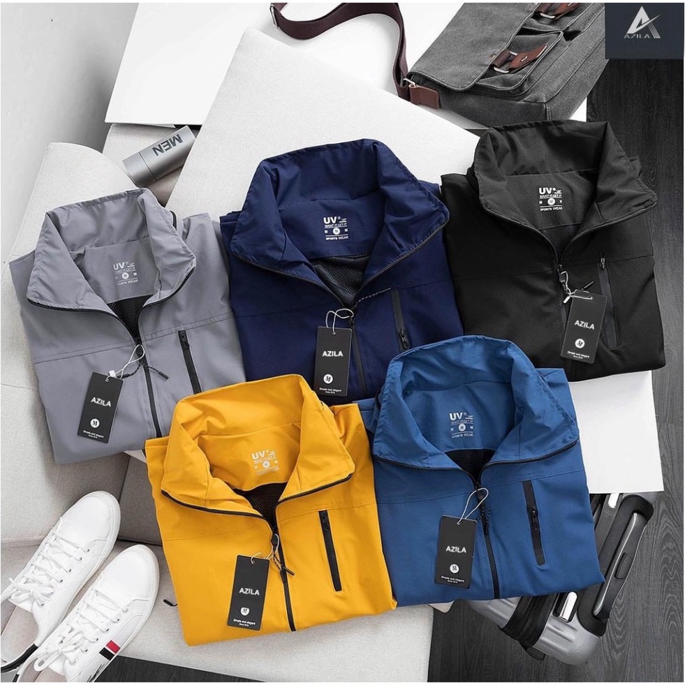 Áo Gió Nam Nữ Thể thao 2 lớp kèm túi đựng loại Siêu Đẹp, Siêu Bền - Chống Nước - Chống Nắng - G21 - Xưởng May Trung Kiên