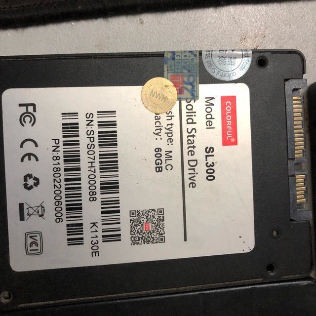 Ổ cứng SSD 64GB Colorful 2.5 inch SATA NWH Phân phối - bảo hành 3 năm | BigBuy360 - bigbuy360.vn