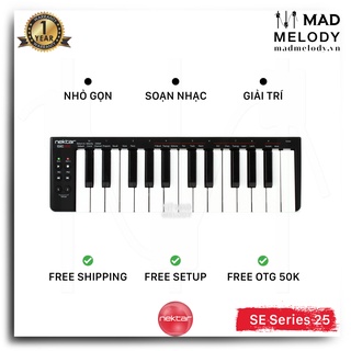 Nektar se25 25-key mini usb midi keyboard controller đàn soạn nhạc mini 25 - ảnh sản phẩm 1