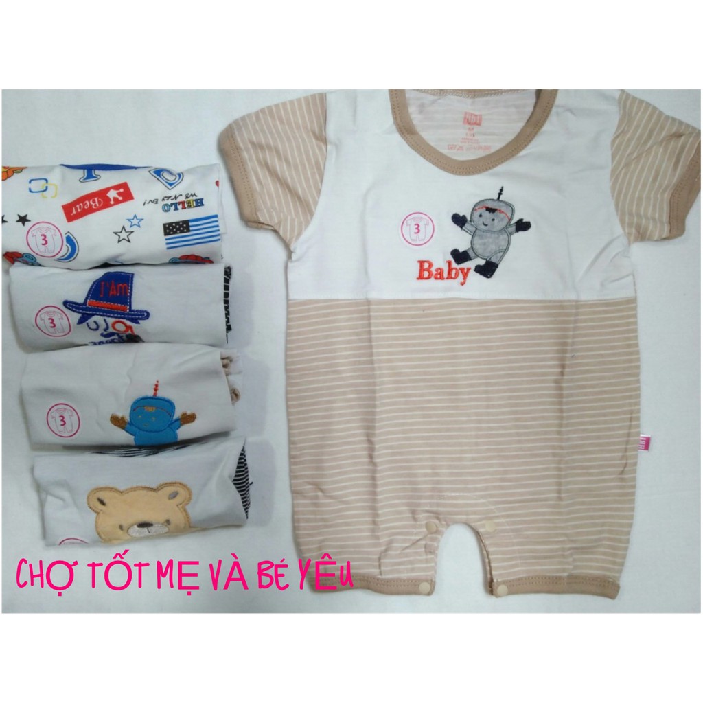 Bodysuit, Đồ Liền Bé Trai Sơ Sinh - 8kg