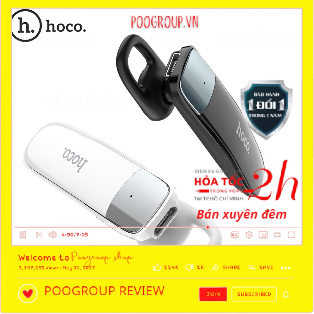 [🔥 Chính Hãng]Tai nghe Hoco Bluetooth E31- Tai nghe di động poogroup
