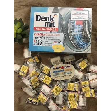 Viên tẩy lồng máy giặt Denkmit, hộp tẩy lồng máy giặt denkmit