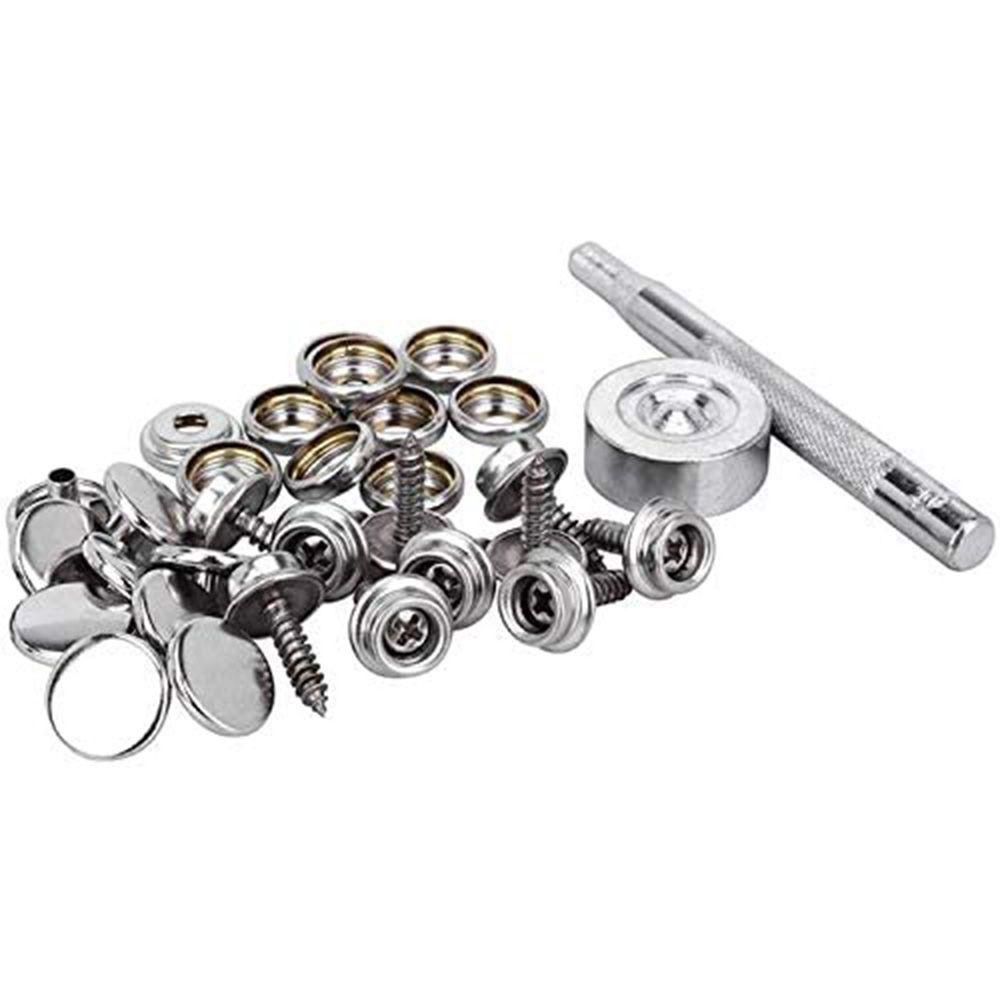 Bộ 150 Đinh Vít 3 / 8 &quot;Bọc Vải Bạt Dùng Cho Đồ Nội Thất Tàu Thuyền