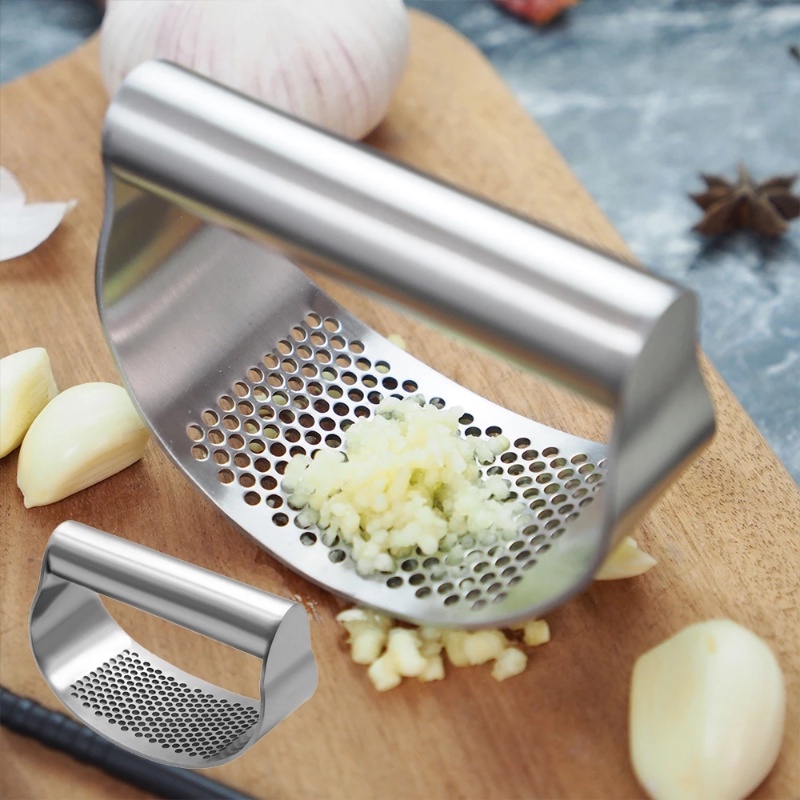 Dụng cụ nghiền tỏi bằng thép không gỉ đa năng