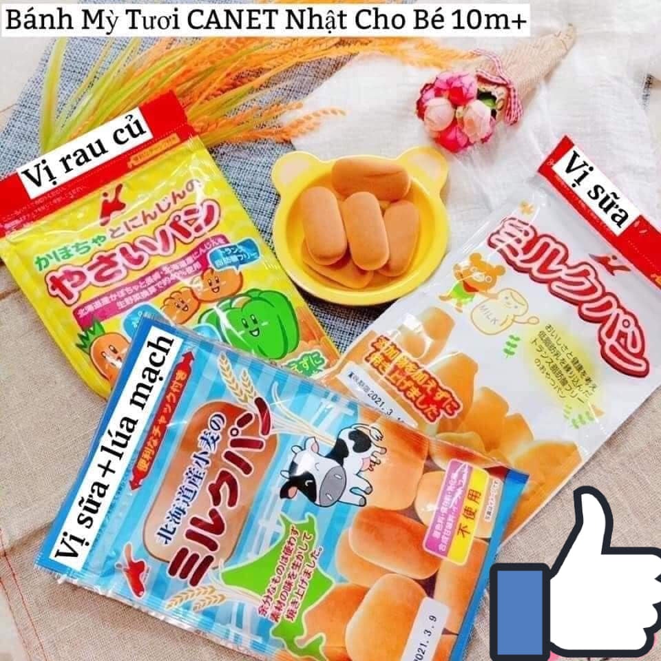 Bánh Mì Tươi Cho Bé Ăn Dặm Canet Nhật Bản Cho Bé Ăn Sáng Ăn Vặt Thơm Ngon Dễ Ăn