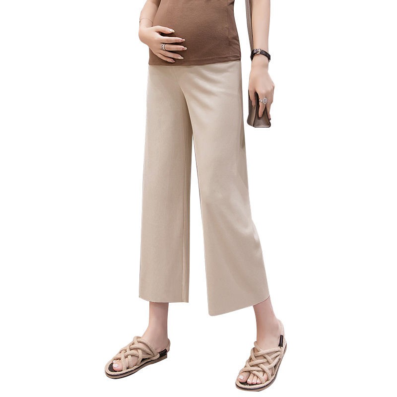 Quần ống rộng thời trang năng động cho mẹ bầu | BigBuy360 - bigbuy360.vn