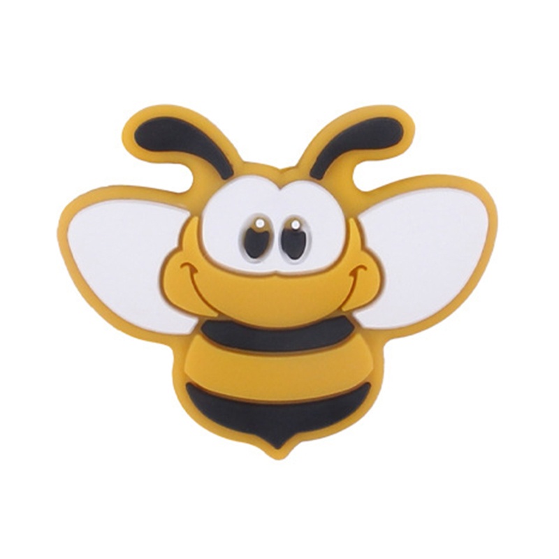 1 Đồ Chơi Hạt Silicon Không BPA Hình Chú Ong Hoạt Hình Dành Cho Bé Mọc Răng DIY