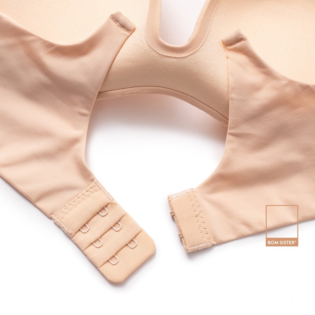 Áo Lót Mút Độn Chân Ngực Su Đúc Không Gọng Dây Áo Liền Nâng Ngực Tự Nhiên BOM SISTER A219 | BigBuy360 - bigbuy360.vn