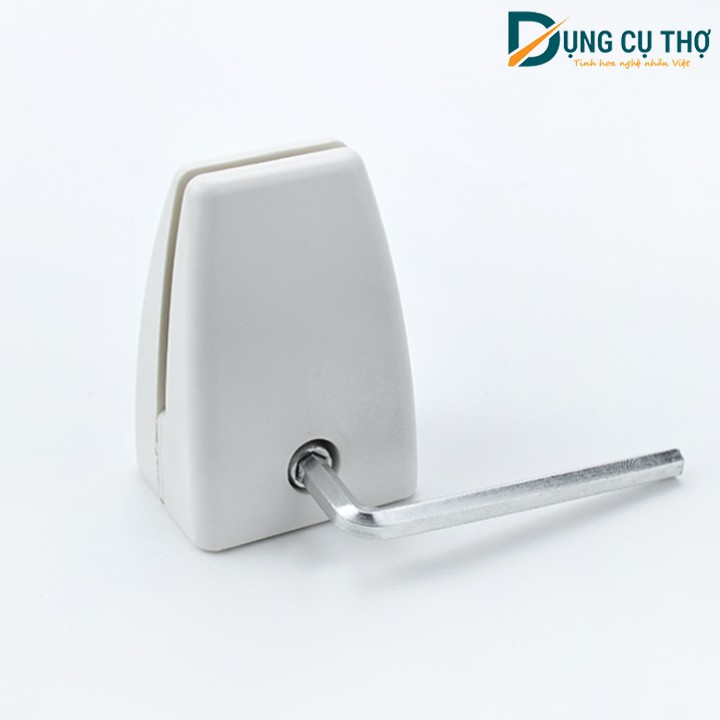 Kẹp kính,kẹp vách ngăn - Màu Trắng