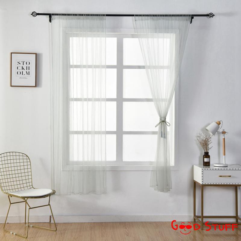 Rèm cửa bằng vải tuyn phong cách châu Âu hiện đại
