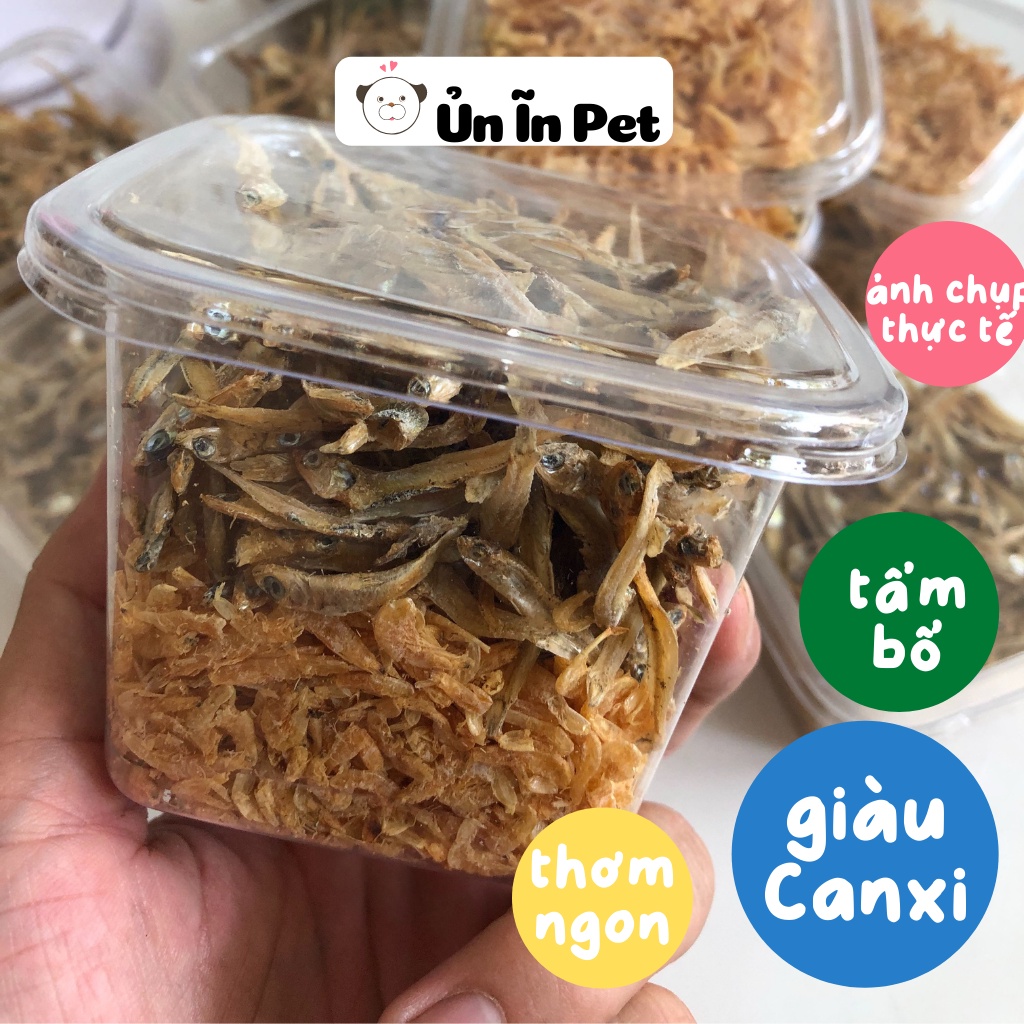 Đồ ăn cho hamster, hộp HẢI SẢN SẤY tép, cá khô bổ dưỡng