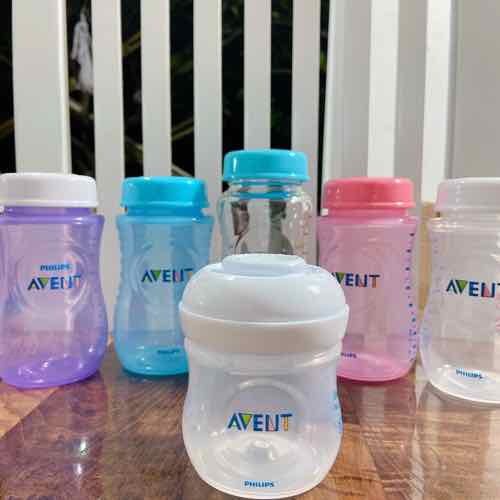 Nắp chặn cho bình sữa Philips Avent Natural chính hãng - Nắp đậy bình sữa chống tràn an toàn cho bé không BPA