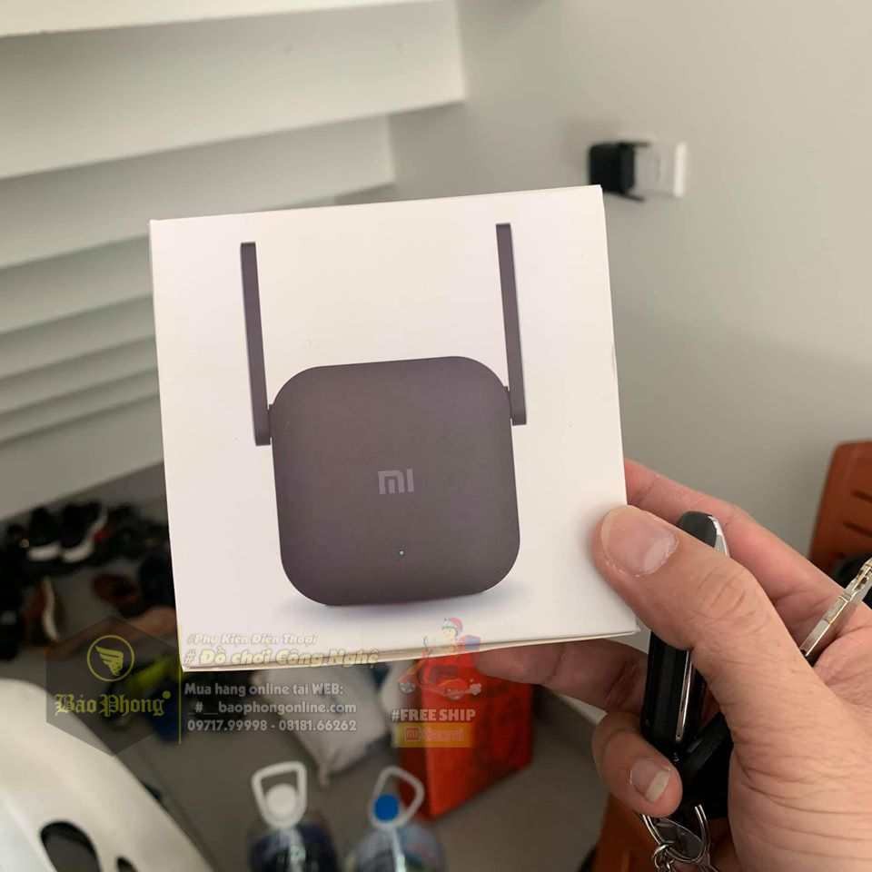 Kích Sóng Wifi Xiaomi Repeater Pro 2 râu ăng ten , phát xuyên tường , thu phát mở rộng , khuếch đại , băng tần rộng