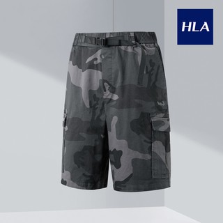 Quần Short Nam Lưng Thun HLA Camouflage Elastic Waist Casual Pants
