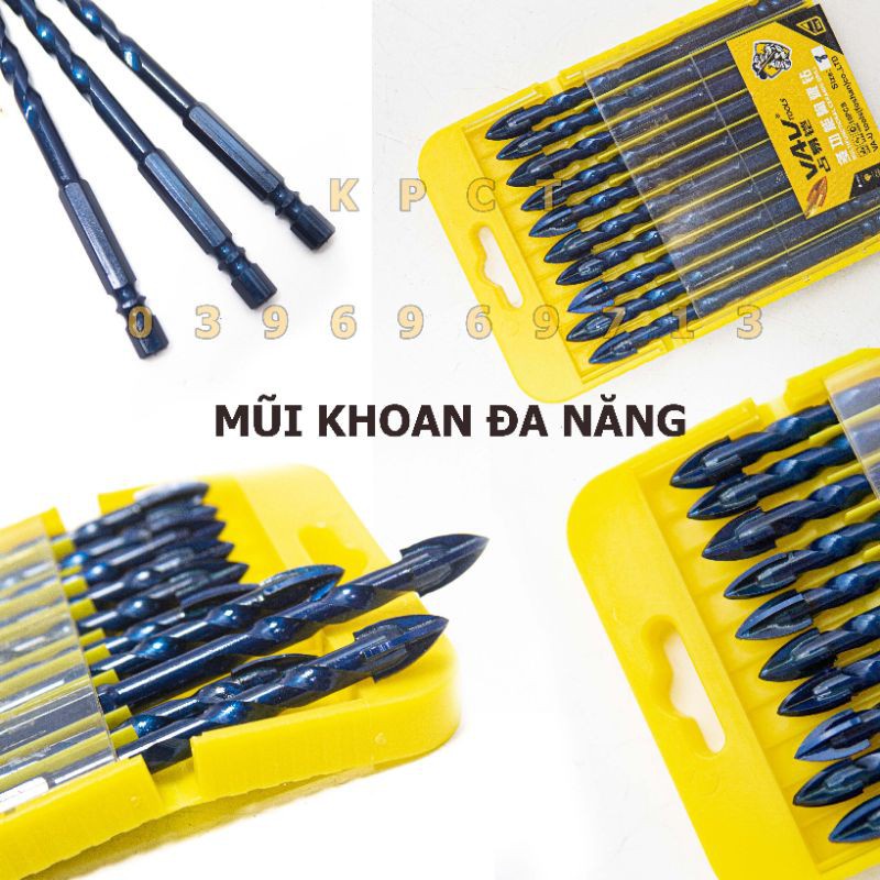 Mũi khoan đa năng 4 cạnh cao cấp
