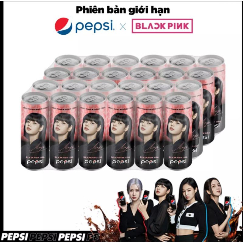 (Lon rỗng) Pepsi x BlackPink Limited Edition