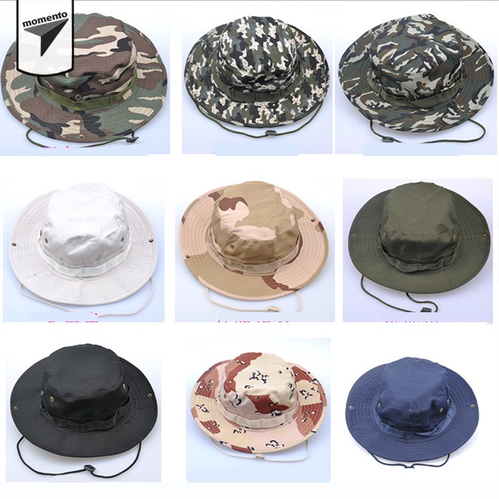 Nón Lính Rộng Vành Bucket Hat Camo