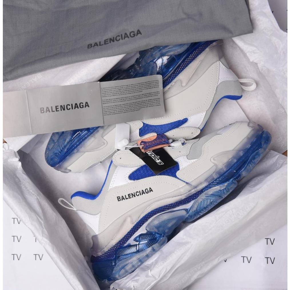👷🏻 GIÀY THỂ THAO NAM BALENCIAGA TRIP S ĐẾ KHÍ màu trắng xanh !