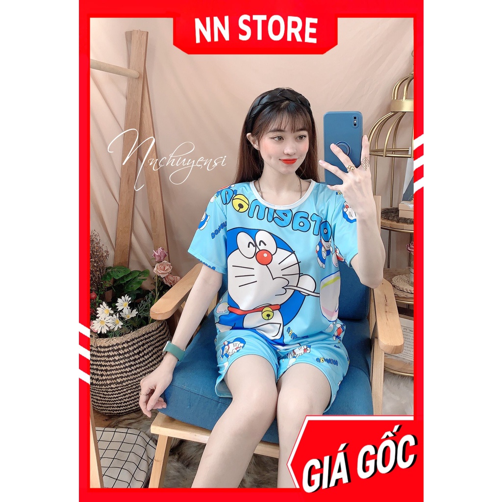 Bộ ngủ doremon cho bé từ 7kg đến 70kg 🛑 Bộ bò sữa 🛑 Bộ hoạt hình bé gái bé trai chất thun mềm mịn mát DBRBD FULL SIZE
