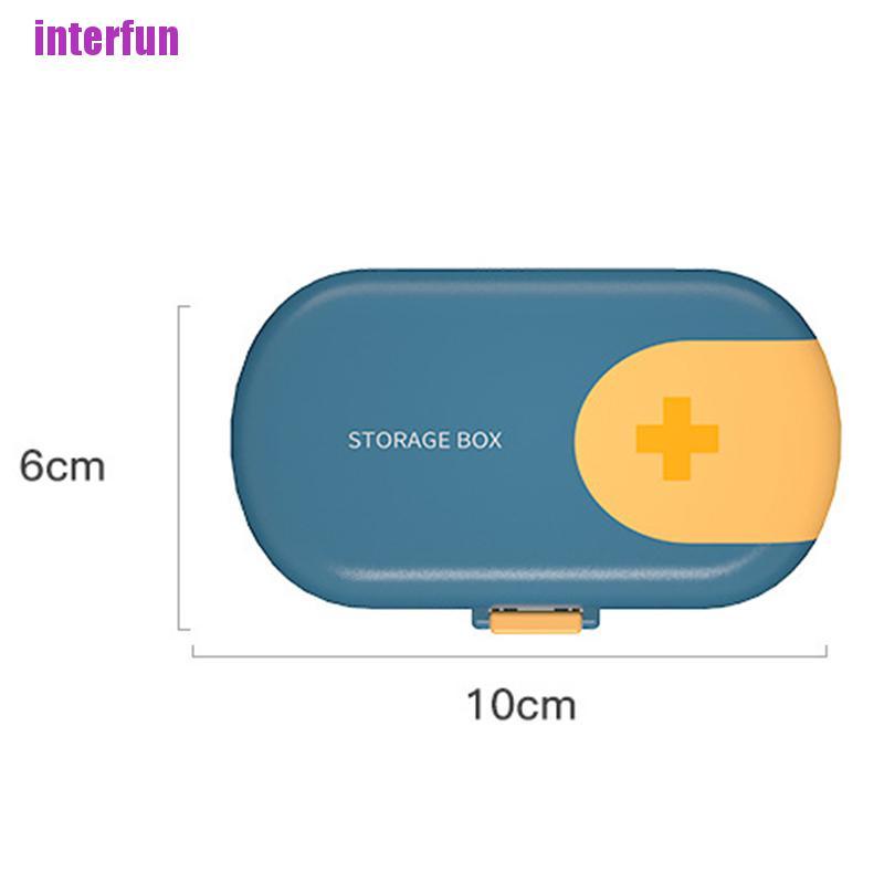 Hộp Đựng Thuốc 4 Ngăn Bằng Nhựa An Toàn Tiện Lợi Khi Đi Du Lịch