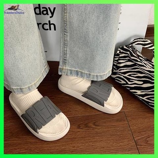 Dép Sandal Đế Dày Chống Trượt Thời Trang Đi Biển Mùa Hè Cho Cặp Đôi