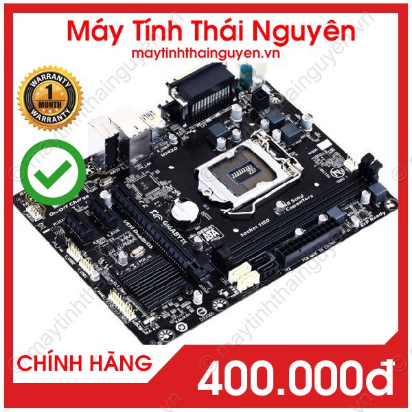 [Mã ELCLXU8 hoàn 5% xu đơn 500k]Mainboard Giga H81 (rev. 3.0) Socket 1150 [Full tụ vàng] (Qua sử dụng)