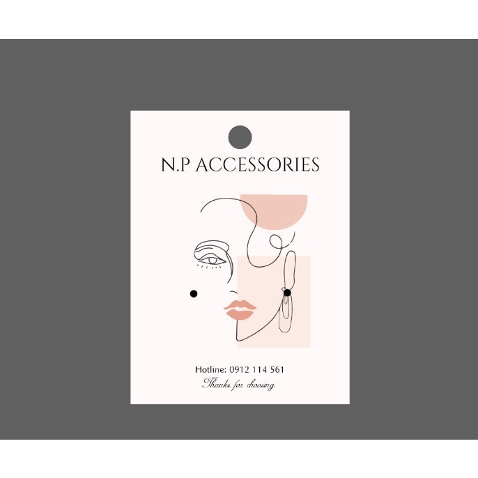 Thẻ tích điểm, Tag quần áo in theo yêu cầu