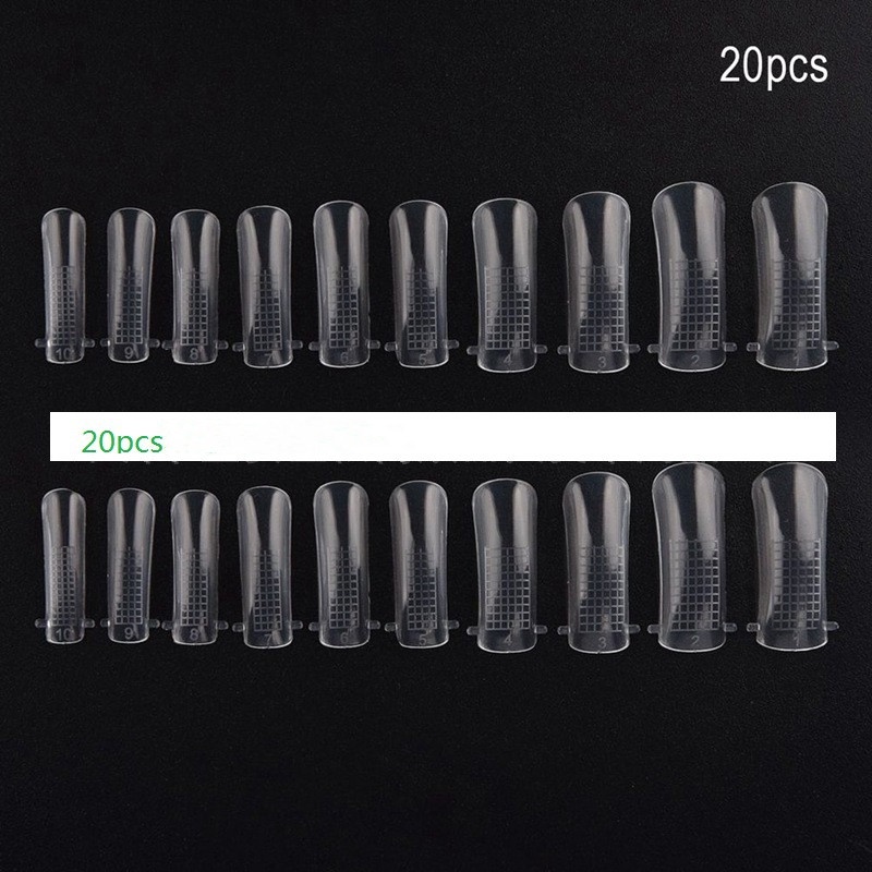 Móng tay pha lê mở rộng gel miếng móng tay nhanh chóng mở rộng khuôn móng tay mà không cần giấy hỗ trợ móng tay giả với quy mô