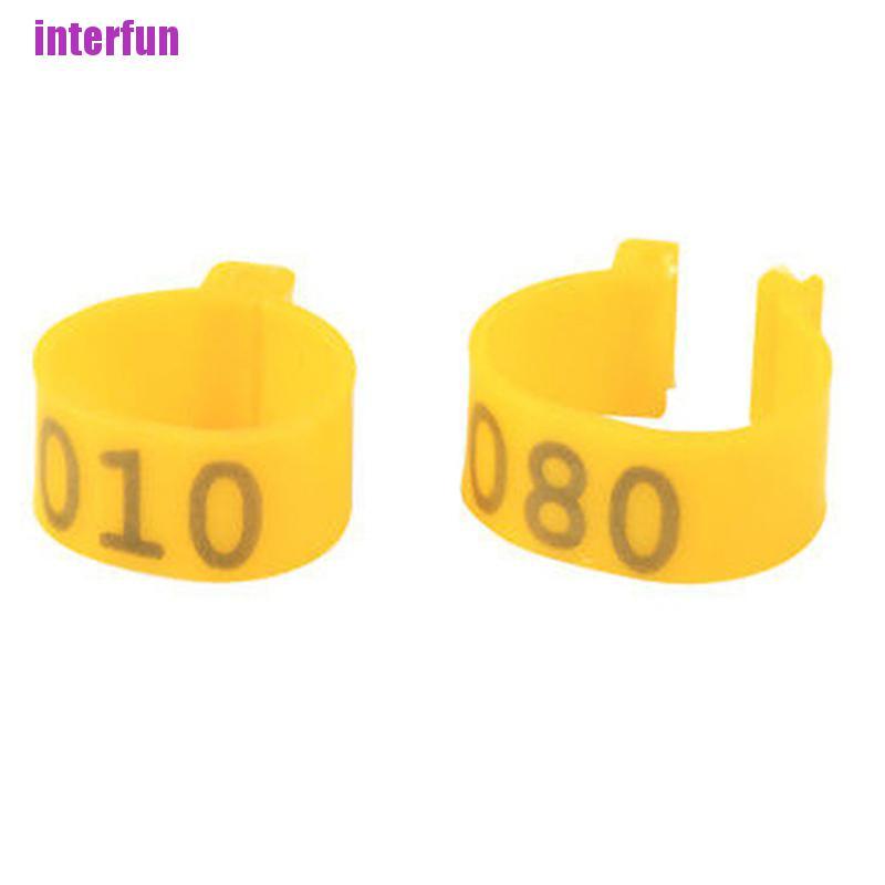 Bộ 100 Vòng Đệm Chân 16mm Chuyên Dụng Cho Gia Cầm