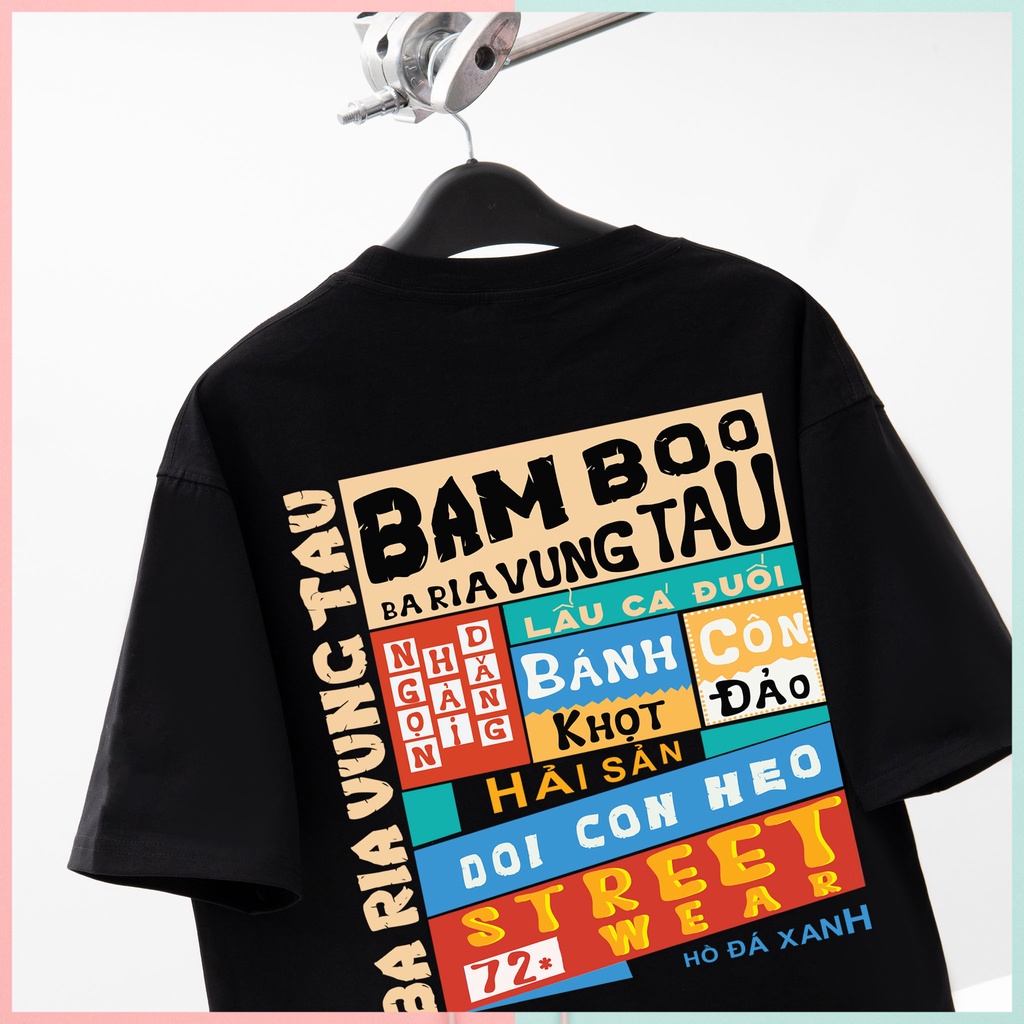 Áo Thun VŨNG TÀU Bam Boo Áo Thun BÀ RỊA VŨNG TÀU Unisex Form Rộng