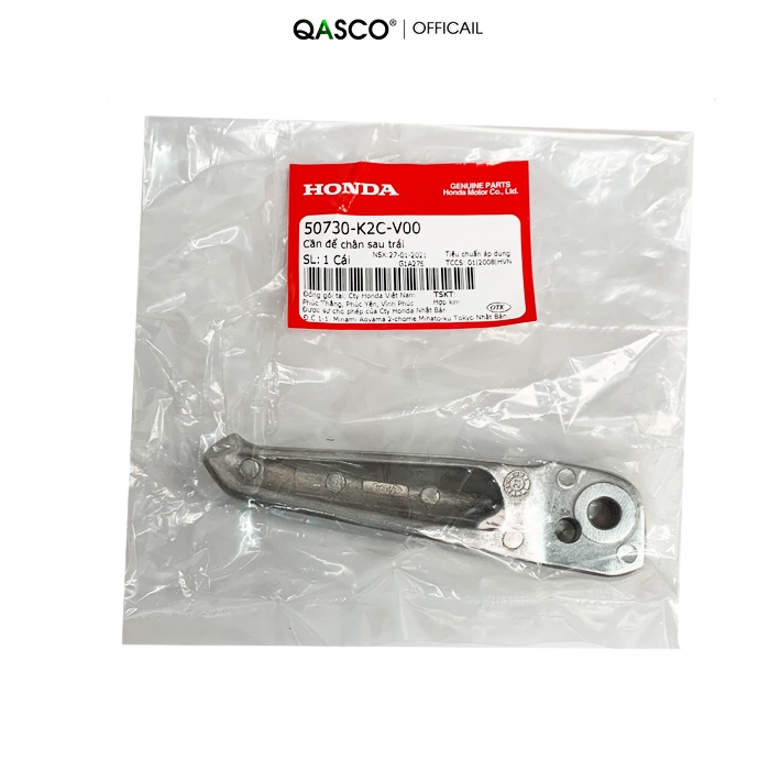 Cần để chân sau trái HONDA Vision 110 (2021+)  QA(50730K2CV00) _( 118)