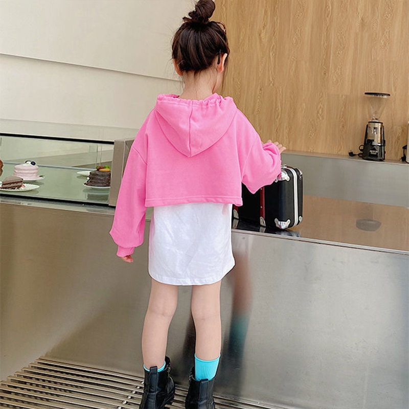 IQ Angel Đầm Thun Dài Tay Phong Cách Hàn Quốc Thời Trang Mới Cho Bé Gái giay nu