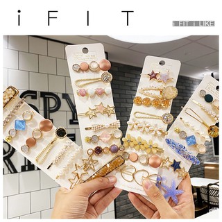 Kẹp Tóc Đính Ngọc Trai Phong Cách Hàn Quốc iFIT