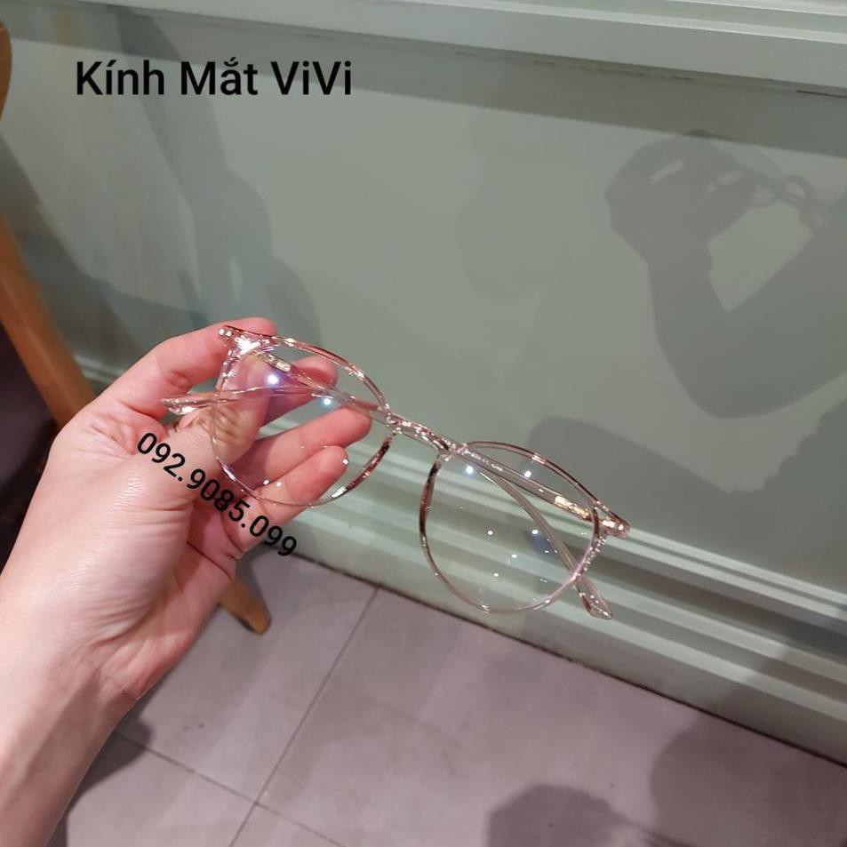 Gọng kính cận nhựa dẻo hàn quốc dáng tròn V513 - Kính thời trang 0 độ | BigBuy360 - bigbuy360.vn