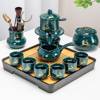 Bộ Ấm Chén Trà Tự Động Bằng Gốm Sang Trọng Thời Trang