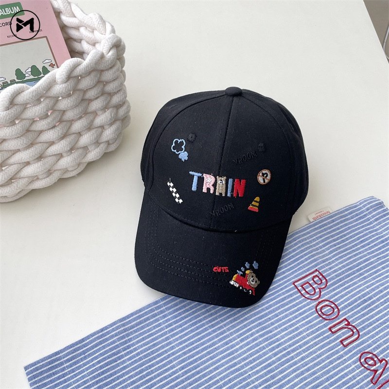 Mũ Lưỡi Trai Thêu Chữ Tiếng Anh Thời Trang Cá Tính Dành Cho Bé 2-6 Tuổi